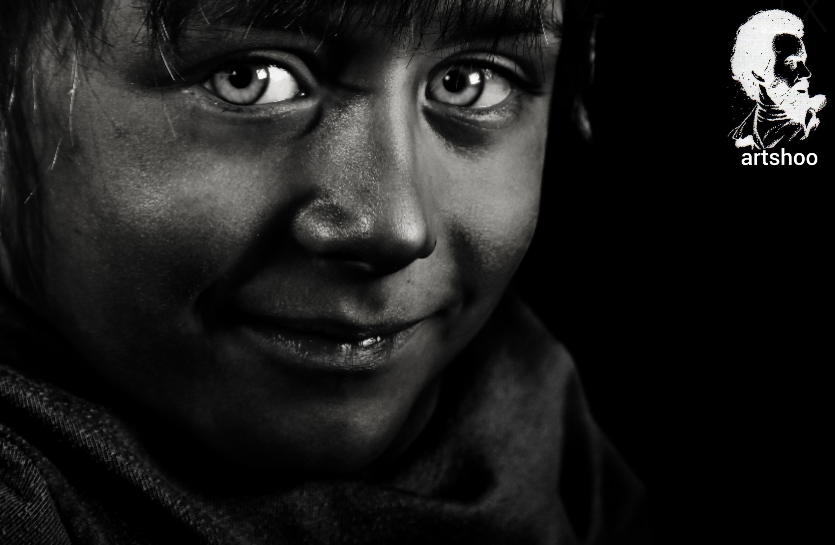 مدل کودک سیاه قلم